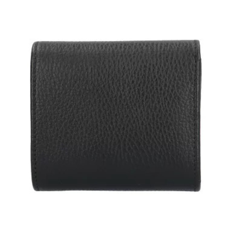 Gucci Marmont Leather GG Wallet fold Bi Black